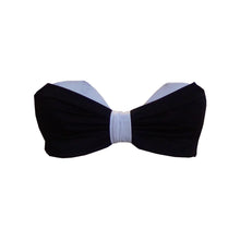 Load image into Gallery viewer, Two-Tone Underwire Bandeau in Black/White