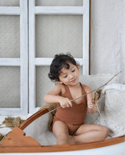 Load image into Gallery viewer, KIDS Belted Deep-V in Navy