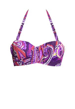 Load image into Gallery viewer, Barbados Underwire in Purple Paisley
