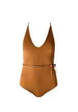 Load image into Gallery viewer, KIDS Belted Deep-V in Tan