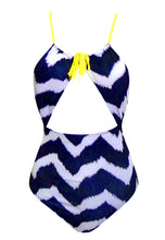Load image into Gallery viewer, Twist &amp; Tassel Maillot in Young at Heart/Sunshine
