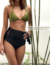 Load image into Gallery viewer, Tassel High Waist in White/Gun