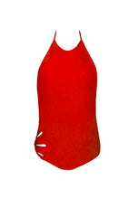 Load image into Gallery viewer, KIDS Flower One Piece in Scarlet Red