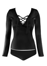 Load image into Gallery viewer, Grommet Rashguard in Black