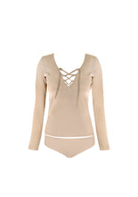 Load image into Gallery viewer, KIDS Grommet Rashguard in Latte