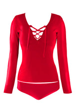 Load image into Gallery viewer, Grommet Rashguard in Scarlet Red