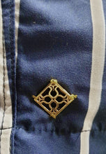 Load image into Gallery viewer, Navy/Stripe Swim Shorts