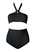 Load image into Gallery viewer, V-Neck High Waist in Black
