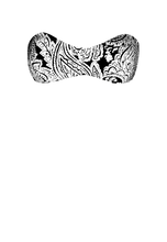 Load image into Gallery viewer, Plain DIY Top in B&amp;W Paisley
