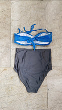 Load image into Gallery viewer, Button High Waist in Blue Gun
