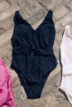Load image into Gallery viewer, Anguilla Belt One Piece in Black
