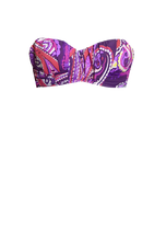 Load image into Gallery viewer, Barbados Underwire in Purple Paisley
