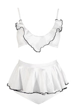 Load image into Gallery viewer, Ruffled Skirt in White
