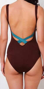 Stacy Maillot in Melon Brown