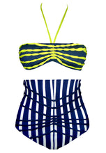 Load image into Gallery viewer, Twist &amp; Tassel HW in Sulfur &amp; Navy

