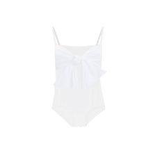 Load image into Gallery viewer, KIDS TK Ribbon Onesie in White

