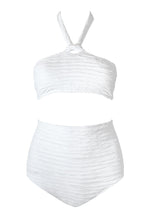 Load image into Gallery viewer, V-Neck High Waist in White
