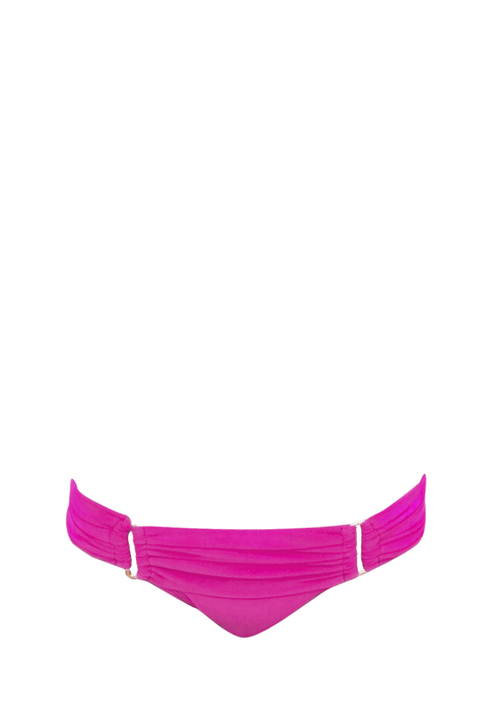 Ruched Bottom in Matte Pink
