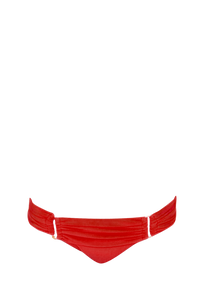 Ruched Bottom in Scarlet/Red